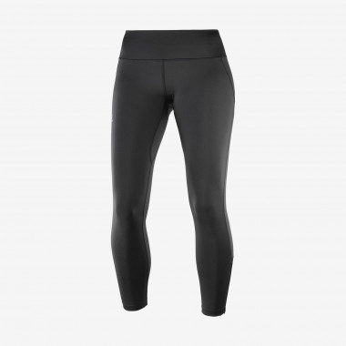 Salomon Sport leggings For Women Agile Mid Tight Black in Gray